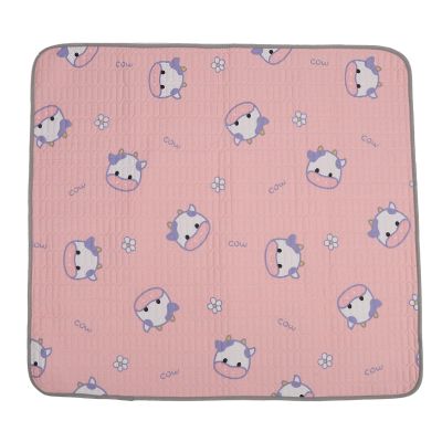 Urine Mat Washable Absorbency Cartoon Menstrual Pee Pad Bed Protector for Baby Adult Incontinence Pure Cotton 39.4 X 47.2in