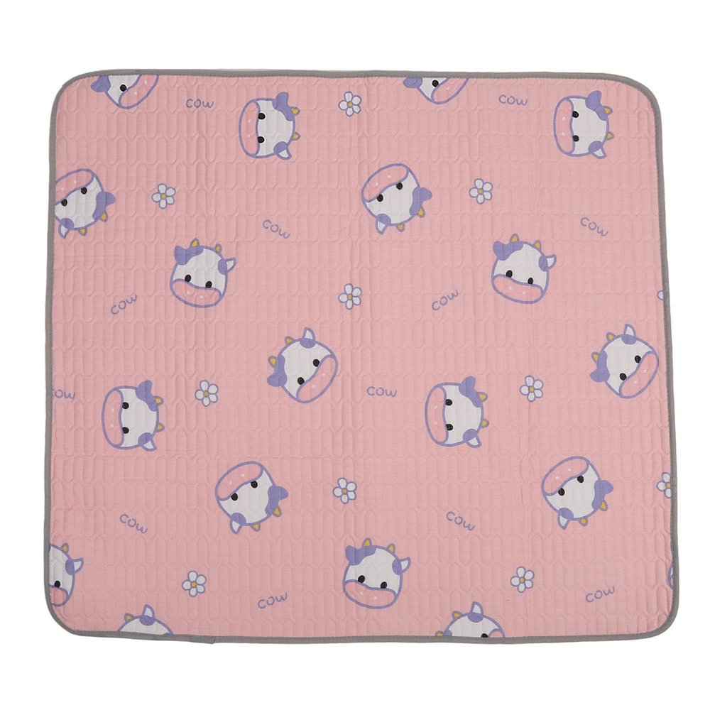 Urine Mat Washable Absorbency Cartoon Menstrual Pee Pad Bed Protector for Baby Adult Incontinence Pure Cotton 39.4 X 47.2in