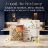 Mighty Leaf Tea and Company Organic Tea Sampler 30 Count Silken Tea Bags 6 Assorted Flavors: Earl Grey, Rooibos, Emperor Breakfast, Meridian Chai, Verbena Mint, Chamomile Yuzu view 4