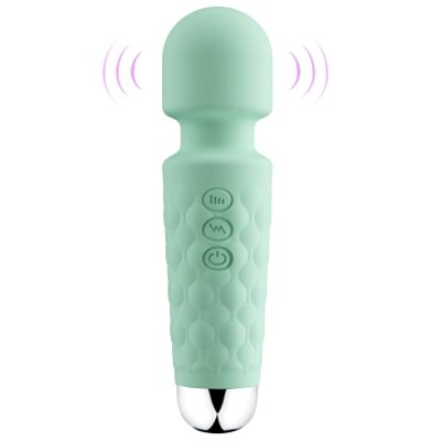 Ultra Relaxing Handheld Massager with Heat and Vibration, 10 Settings for Pain Relief and Relaxation (Blue) RZ35382