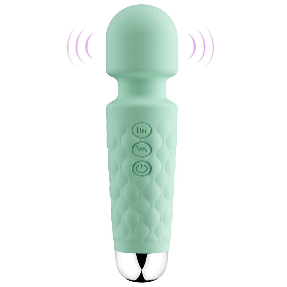 Ultra Relaxing Handheld Massager with Heat and Vibration, 10 Settings for Pain Relief and Relaxation (Blue) RZ35382