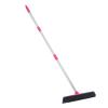 Aramox Rubber Broom Telescopic Floor Broom with Adjustable Handle and Squeegee for Efficient Pet Hair Removal on Floors and Windows (Pink) view 4