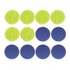 12pcs Round Microfiber Rags Edge 16cm Electric Dry And Wet Usage Mop Cloths Pad Floor Cleaning Replacement Accessories view 1