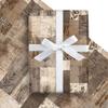 WALL-KNACK 17" X 393" Texture Boho Ivory Brown Leaf Wrapping Paper Gift Wrap Roll for Wedding, Mother's Day, Holiday, Baby Shower, Women Girls Gifts, Birthdays, Bridal Shower and Engagement view 3