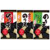 Japanese Nori Ten Seaweed Tempura Snack 3-Flavor Variety Pack (Soy Sauce, Wasabi, Lightly Salted) | Crispy & Savory Seaweed Snack Made in Japan | Authentic Japanese Snack Food Gift Set | Yummy-Yamaguchi view 1