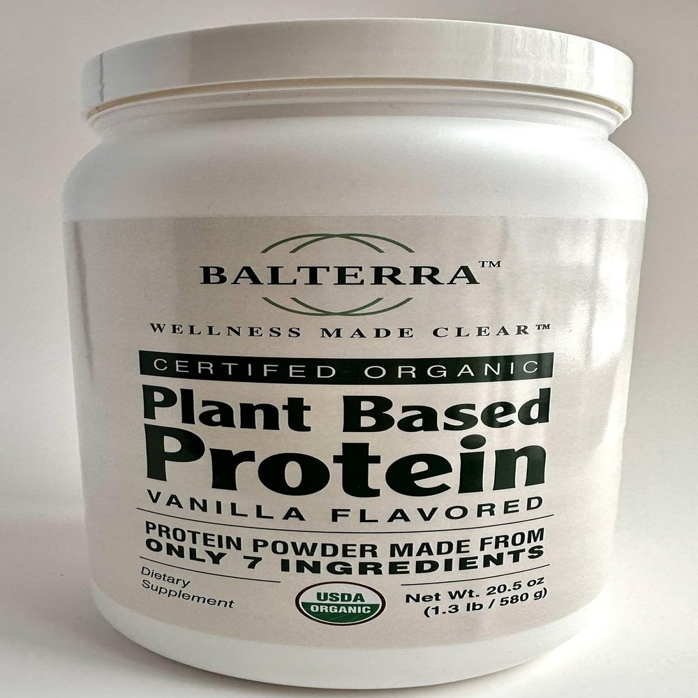 Wellness Made Clear Organic Plant Based Protein by Balterra Physical Performance Protein Supplement (Vanilla)