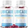 (2 Pack) Libicade Gummies - Official Libicade Premium Supplement Gummy for Men - Maximum Strength, All Natural Drive Advanced Formula Daily Support Overall Health & Wellness, 120 Gummies for 2 Months view 1