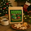 Kepperton Zombie Santa Coffee Lovers Gag Gift Wakes the Dead Inside Premium Medium Roast Beans Funny Horror Holiday Gift for Stockings and Baskets view 3