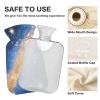 Blue and Gold Romantic Starry Universe hot Waterbottle with Soft Cover, 2L hot Water Bag for Menstrual Cramps, Neck and Shoulder Pain Relief, Pain Relief view 4