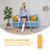 10pcs Tpr Replacement Crutch Hand Grip Cushions Soft Non-latex Underarm Pads for Aluminum Crutches Flexible Support for Injury view 3