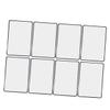SAFIGLE 8pcs Flat Magnifier PVC Sheet Portable Lightweight Page Lens for Reading Books Magazines Maps Transparent Design for Seniors Travelers Professionals view 1