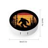 Bigfoot Big Foot Sasquatch Contact Lens Case Box Holder Portable Eye Contacts Travel Kit with Mirror view 2