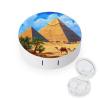 Camel Contact Lens Case Box Holder Portable Eye Contacts Travel Kit with Mirror view 1