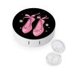 Ballerina Ballet Dancing Contact Lens Case Box Holder Portable Eye Contacts Travel Kit with Mirror view 1