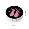 Ballerina Ballet Dancing Contact Lens Case Box Holder Portable Eye Contacts Travel Kit with Mirror view 2