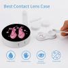 Ballerina Ballet Dancing Contact Lens Case Box Holder Portable Eye Contacts Travel Kit with Mirror view 3