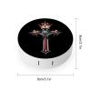 Crrown And Cross Contact Lens Case Box Holder Portable Eye Contacts Travel Kit with Mirror view 2