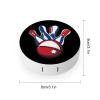 Bowling Pins And Ball Contact Lens Case Box Holder Portable Eye Contacts Travel Kit with Mirror view 2