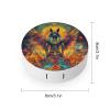 Egyptian Mythology God Contact Lens Case Box Holder Portable Eye Contacts Travel Kit with Mirror view 2