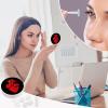 Anatomical Heart Spreading Contact Lens Case Box Holder Portable Eye Contacts Travel Kit with Mirror view 4