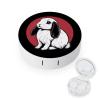 Dutch Bunny Rabbit Contact Lens Case Box Holder Portable Eye Contacts Travel Kit with Mirror view 1