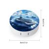 Aircraft Carrier Warship Contact Lens Case Box Holder Portable Eye Contacts Travel Kit with Mirror view 2