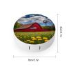 Barn Farm Contact Lens Case Box Holder Portable Eye Contacts Travel Kit with Mirror view 2