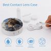 Animal Lion Love Contact Lens Case Box Holder Portable Eye Contacts Travel Kit with Mirror view 3