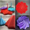 3D Printed Expanded Sensory Fidget Star, Fractal Fidget Hexagon with Handles, Colorful Whirling Spiral Design, for Relieving Stress, Irritability and Relaxation (Green, Large) view 4
