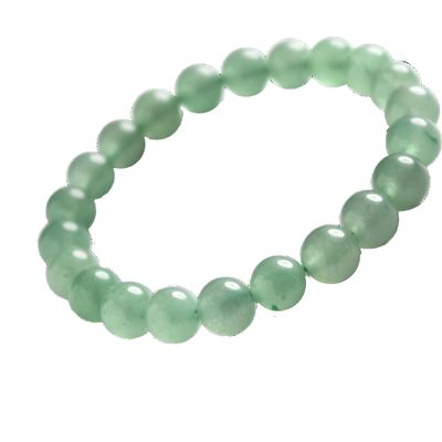 10mm Beaded Stretch Bracelet Handmade Healing Crystal Jewelry Unisex Energy Bracelet (African Turquoise)(Green Aventurine)