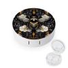 Big_4x_art_high_Bee Contact Lens Case Box Holder Portable Eye Contacts Travel Kit with Mirror view 1
