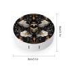 Big_4x_art_high_Bee Contact Lens Case Box Holder Portable Eye Contacts Travel Kit with Mirror view 2