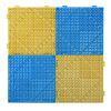 Shower Tray Mat Interlocking Drainage Floor Tiles Weather Resistant Duck Boards Bathroom Poolside Bathrooms(Blue-Yellow,45pieces) view 1
