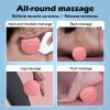 Manual Full Body Massage Ball Friendly Silicone for Recovery Muscle Tensions Relief Muscle Recovery (Blue) view 3
