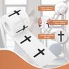 2 Pcs Christian Cross Athletic Tape 2in x 23ft, Cross Tape for Athletes Wrist Tape Soccer, Sports Wrap for Football Baseball Gymnastics, Jesus Religious Gift for Good Friday Easter view 3