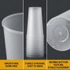 100 Sets Bulk Frosted Disposable Hard Plastic Cups With Straws Lids,90mm Disposable Bubble Boba Milk Tea ToGo Cups Cold Hot Plastic coffee Boba Tea Business TakeAway Supplies (16, ounces) view 4