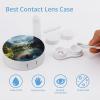 Colorado Mountain Lake Contact Lens Case Box Holder Portable Eye Contacts Travel Kit with Mirror view 3
