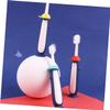 SOESFOUFU 3pcs Manual Toothbrush with Ultra-Soft Bristles for Cartoon Design for Boys and Ages Protects Gums and Enamel Simple Oral Hygiene Training Tool view 4