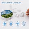 A Lot of Sheep Contact Lens Case Box Holder Portable Eye Contacts Travel Kit with Mirror view 3