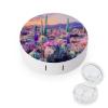 Cactus Succulent Contact Lens Case Box Holder Portable Eye Contacts Travel Kit with Mirror view 1