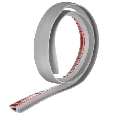 GOUZIBHD Floor Transition Strip,Self Adhesive Door Threshold Ramp,PVC Doorway Edge Trim,Overlap Edge Reducer,Flooring Transition for Laminate Carpet,Floor,Tile