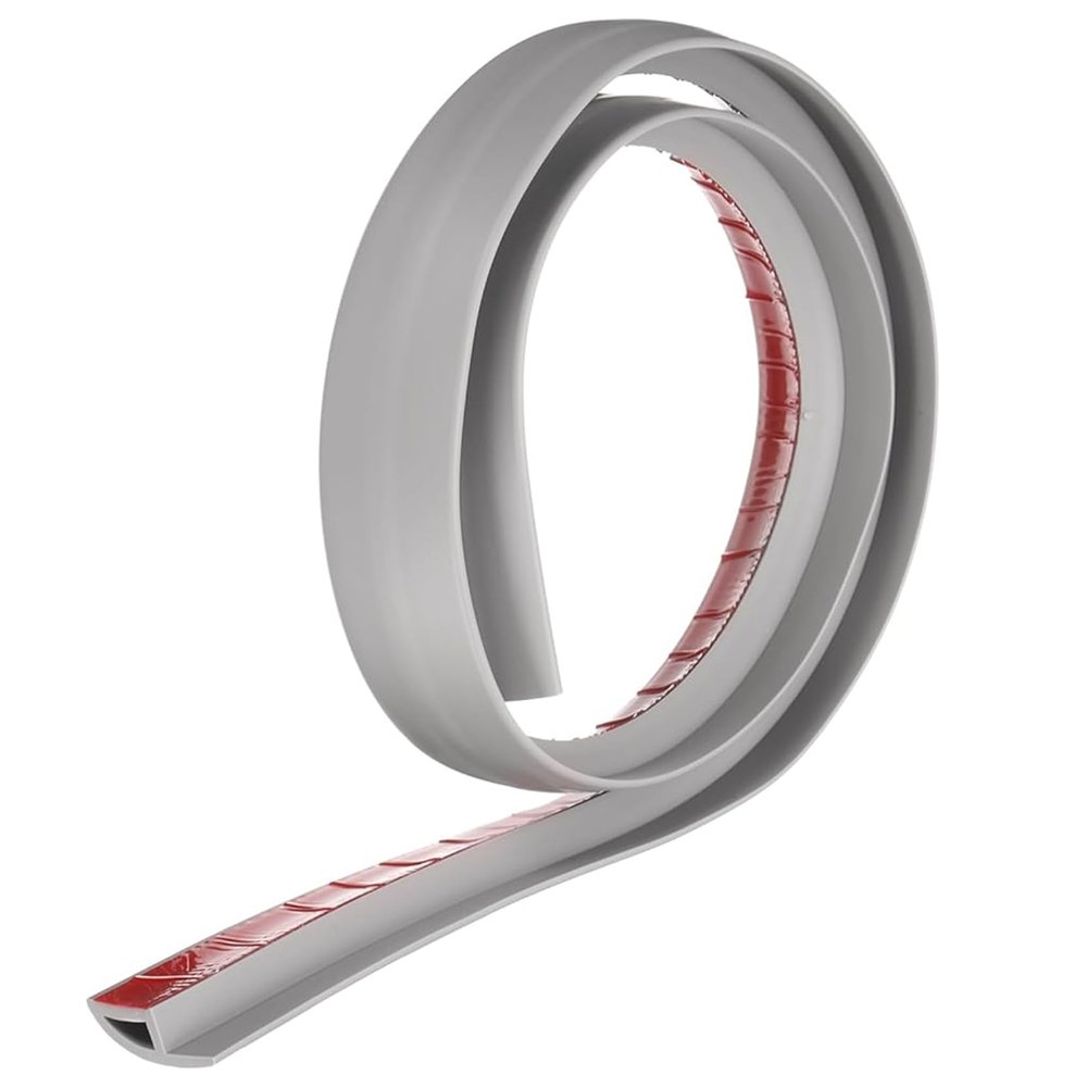 GOUZIBHD Floor Transition Strip,Self Adhesive Door Threshold Ramp,PVC Doorway Edge Trim,Overlap Edge Reducer,Flooring Transition for Laminate Carpet,Floor,Tile