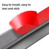 GOUZIBHD Floor Transition Strip,Self Adhesive Door Threshold Ramp,PVC Doorway Edge Trim,Overlap Edge Reducer,Flooring Transition for Laminate Carpet,Floor,Tile view 3