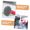 DONFAMDS Stainless Steel Pot Brush with Long Handle Metal Dish Scrubber for Powerful Cleaning of Pans Woks and Utensils Kitchen Scrubbing Brush with Tight Design view 3