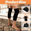 Abeillo Elastic Cotton Knee Warmers for Arthritic Knees, Plus Size Silk Knee Compression Sleeves for Circulation Pain Relief(L) view 2