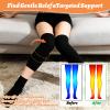 Abeillo Elastic Cotton Knee Warmers for Arthritic Knees, Plus Size Silk Knee Compression Sleeves for Circulation Pain Relief(L) view 4