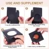 150 Pcs Black Soap Boxes for Homemade Soaps 3x3x1.2 Inch Small Gift Packaging Boxes with Clear Window for Candy, Cookies, Wedding Favors, Soap Making Supplies view 3