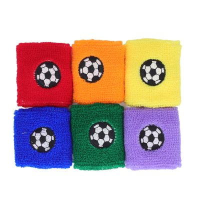 Fdit Wristbands for Kids Breathable 6 Pieces Sports Style Wristbands for Running Cycling Pink