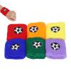 Fdit Wristbands for Kids Breathable 6 Pieces Sports Style Wristbands for Running Cycling Pink view 3