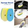 CELOX Kitchen Soap Dispensing Dishwand, Dish Sponge with Handle view 3